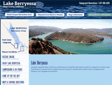 Tablet Screenshot of lakeberryessacampgrounds.com